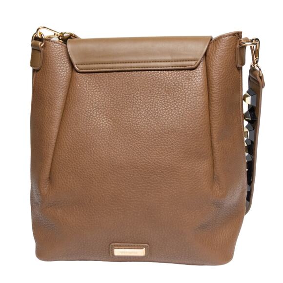 Large Brown Work Business Purse Big DREAM CONTROL Shopping Bag Crossbody Handbag - Picture 2 of 10